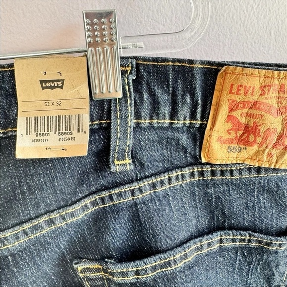 Levi’s 559 Men’s size 52 x 32 Jeans Relaxed Straight Blue Denim - Picture 6 of 9